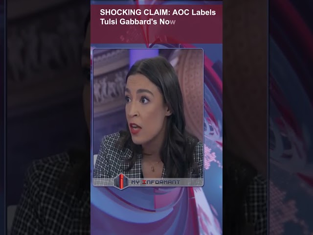 Alexandria Ocasio-Cortez CRITICIZED Tulsi Gabbard's NOMINATON #shorts