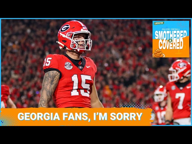 Georgia Bulldogs fans, I apologize for picking the Tennessee Volunteers to win on Saturday