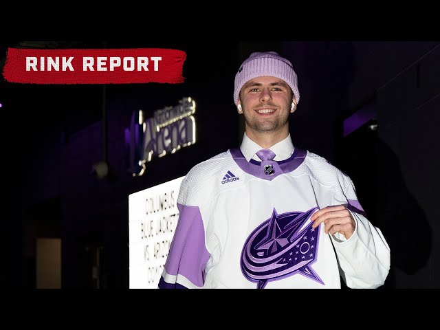 Blue Jackets Host the Tampa Bay Lightning on Hockey Fights Cancer Night 💜 | Rink Report