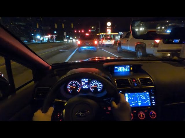 2021 Subaru WRX STI Base - 4K POV Night Drive