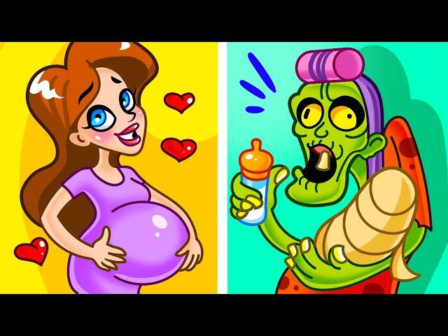 Avocado Baby Vs. Zombie Babysitter?! | Funny Pregnancy Fails by Avocado Family