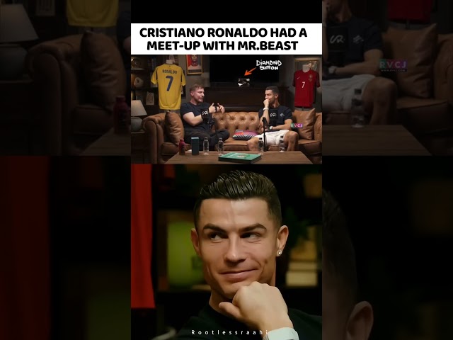 Cristiano Ronaldo invites Mr Beast biggest collaboration of Youtube history #short #viral #savage