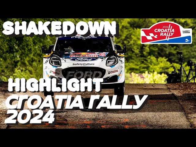 Rally Croatia Shakedown Highlights & Mistakes 2024