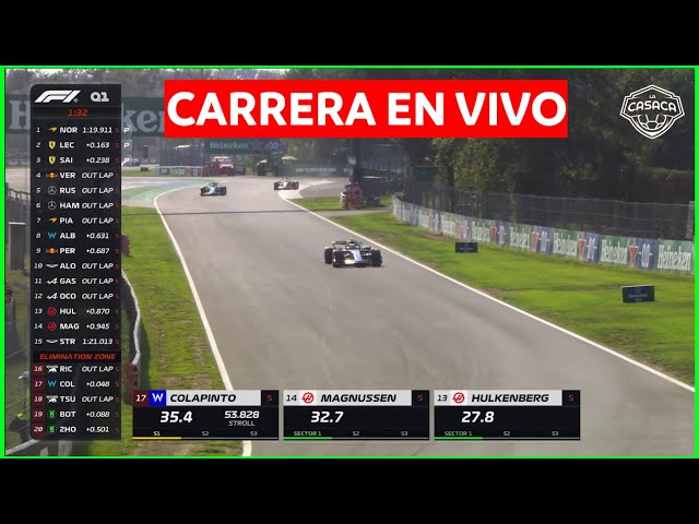 🛑 GP de LAS VEGAS 🔥 FÓRMULA 1 EN VIVO - CORRE FRANCO COLAPINTO - PRÁCTICA 1