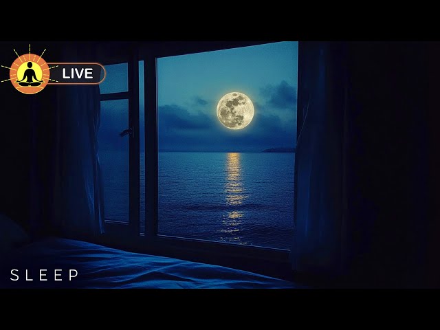 🔴 Fall Asleep with Relaxing Wave Sounds 24/7, Deep Sleeping Music, Relieve Insomnia, Meditation