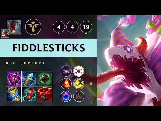 Fiddlesticks Support vs Maokai: Vision Controller - KR Master Patch 14.22