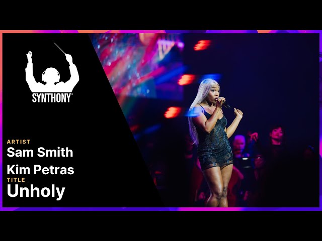 SYNTHONY - Sam Smith, Kim Petras 'Unholy' (Live at Spark Arena 2024) | ProShot 4K