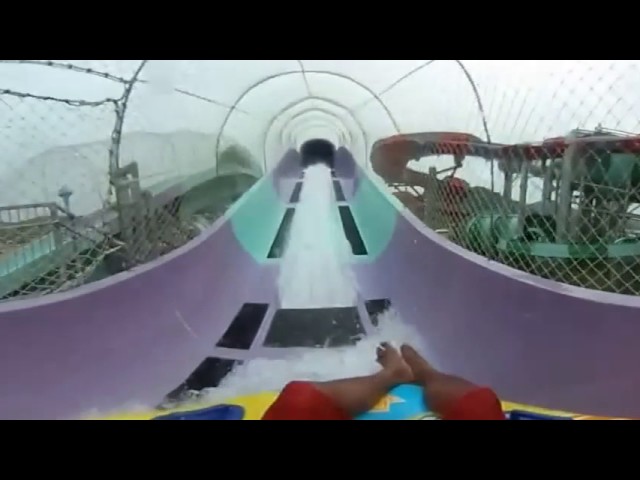 VR 360° "Aqua Coasters" Water Slide - Ramayana Water Park | Pattaya Thailand - Virtual Reality Video