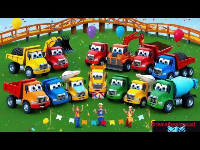 🚛✨ Mighty Trucks Adventure Song for Kids Fun Cartoon Truck Learning & Play Fun & Catchy Kids’ Truck