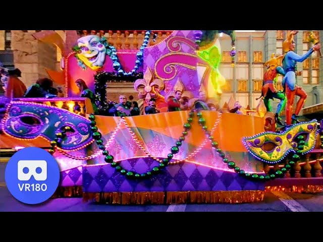 Mardi Gras Parade 2020 Universal Studios Orlando VR180