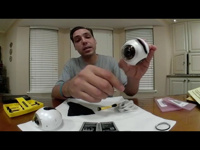 How to replace lens cover on Samsung Gear 360 Camera - super easy repair tutorial!