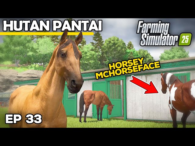 STARTING MOZZARELLA PRODUCTION & MORE HORSES | Farming Simulator 25 - Hutan Pantai | Episode 33