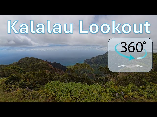 Kauai 2024 - Kalalau Lookout - 360 Video