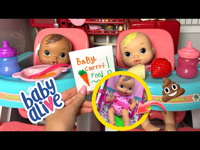 Baby alive newborn girls Afternoon routine 🍓 | Paige has an accident?! 😱