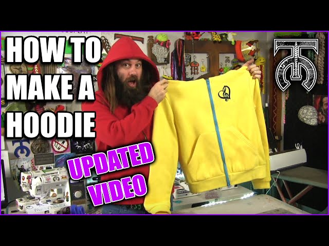 How to Make a Hoodie - Sewing from Scratch - Tock Custom - How to use a Sewing Machine