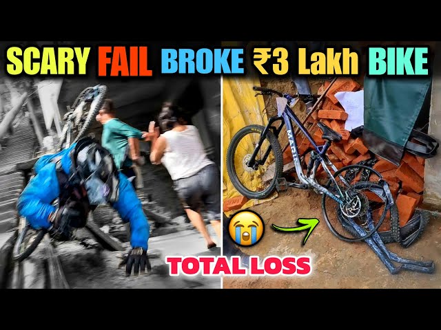 LOST ₹3 LAKH IN SECONDS | EPIC MTB Crash | Cycle Stunts | Tlang Ruam