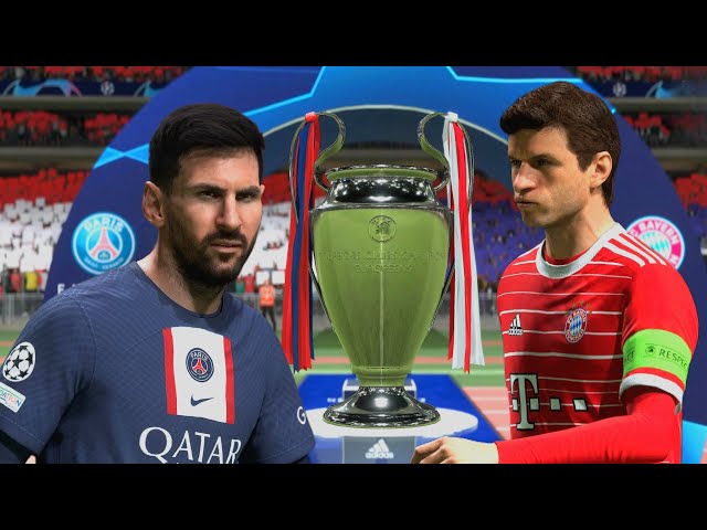 FIFA 23 - PSG vs Bayern Munich - UEFA Champions League 22/23 Round Of 16 | PS5 | Messi #fifa23 #ucl