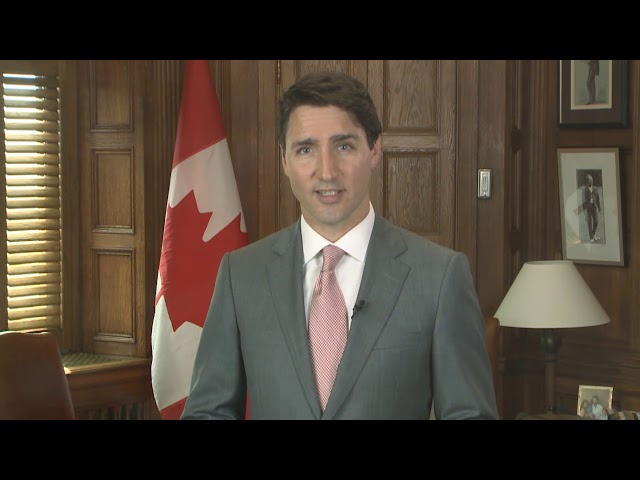 Prime Minister Trudeau delivers a message on Eid al-Fitr