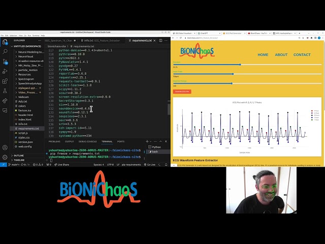 Exploring Python Libraries and Flask in ECG Tool Development: A Biomedical Engineer's Insights