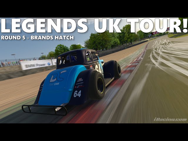 5 wide in turn 1 easy! | iRacing Legends League UK Tour - LIVE | Round 5 Brands Hatch GP