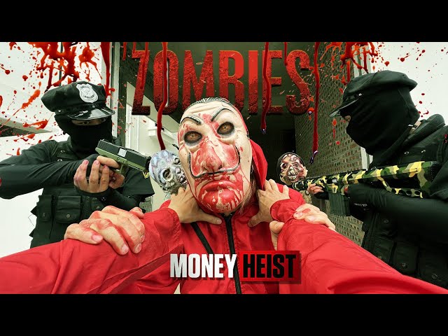 ZOMBIE MONEY HEIST vs POLICE 9.0 (Epic Parkour POV Chase) | Highnoy