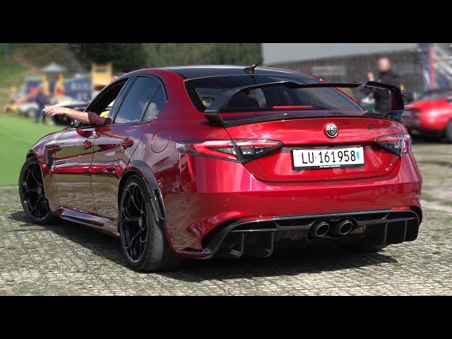 Alfa Romeo Giulia GTA & GTAm - Akrapovic Exhaust Sound & Driving on the Roads!