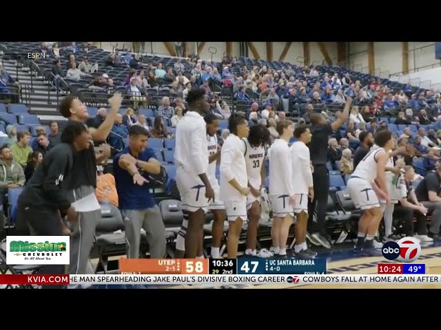 UTEP Men’s Basketball Leads Wire-To-Wire To Topple Undefeated UCSB On The Road