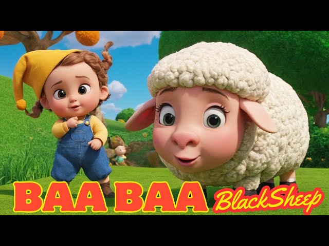 Baa Baa Black Sheep | A Sheep's Song | Nursery Rhyme