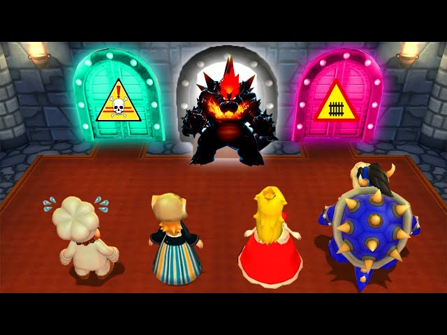 MARIO PARTY 9 - ALL MINIGAMES - Mario Chef Vs Rosalina Volendam Vs Peach Christmas Vs Dark Bowser