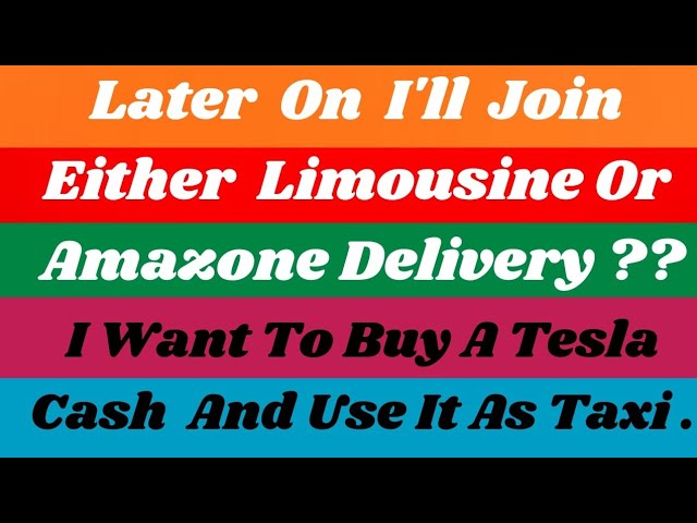 IF YOU ARE GRADUATE HOW YOU CAN JOIN LIMOUSINE, CAN I BUY TASLA ON CASH OR INSTALMENT?