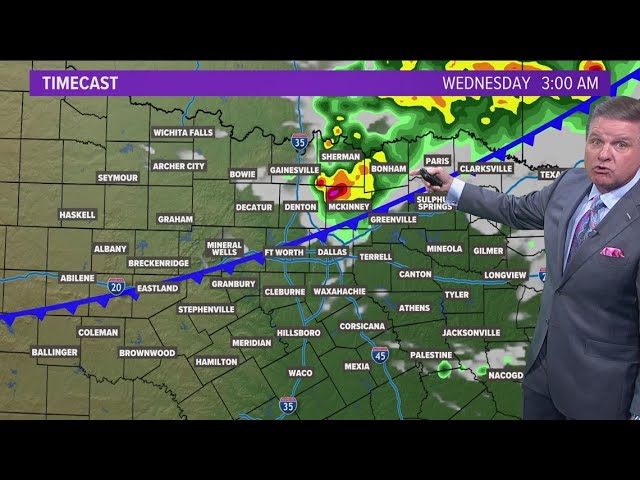 DFW Weather: Storm chances return Wednesday morning