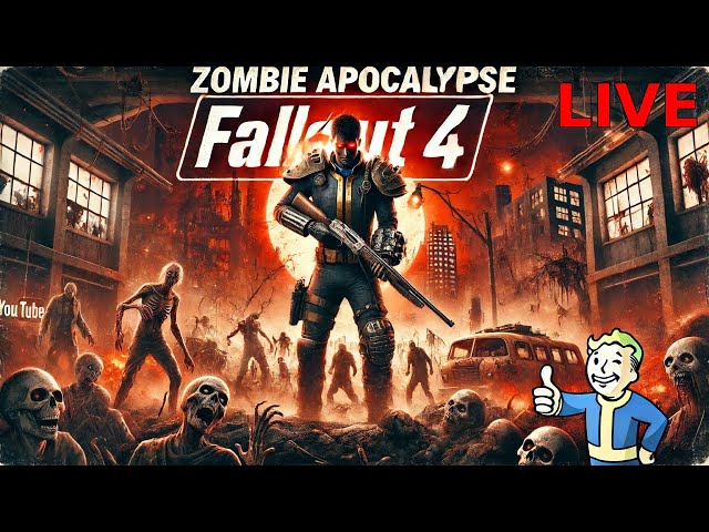 FO4 LIVE: Scout Sniper VS.  Zombie Apocalypse