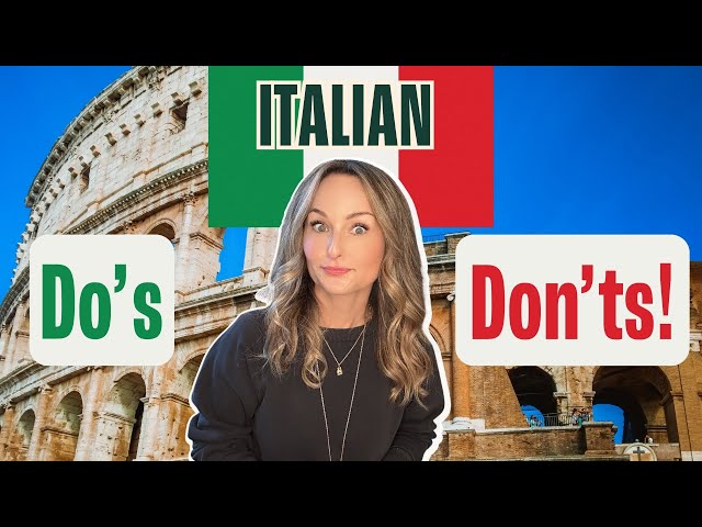 Italian Etiquette: Do's and Don'ts 🤌 | Giada De Laurentiis