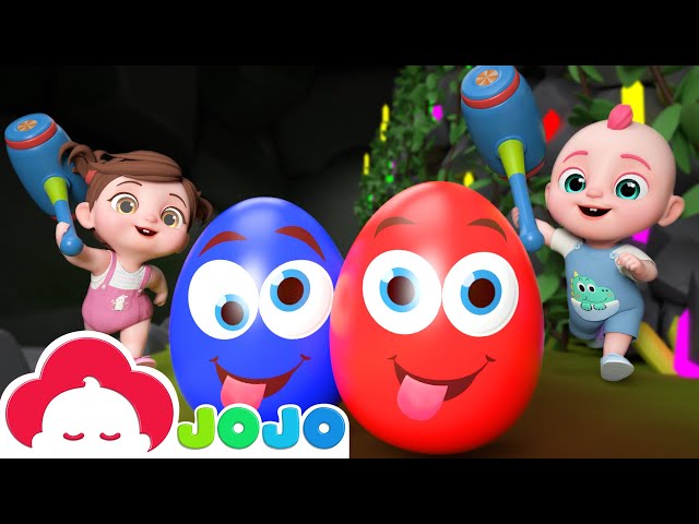 Surprise Eggs Kids Songs | Colorful Surprise Eggs | Baby JoJo Nursery Rhymes & Kids Songs