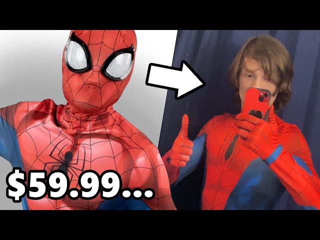 Should you buy this Spider-Man suit off Amazon? (SPIDER-MAN COSPLAY REVIEW)