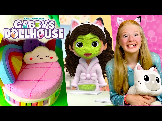 How to Have a CAT-TASTIC Sleepover! | GABBY'S DOLLHOUSE