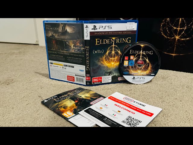 Elden Ring Shadow of The Erdtree Edition Unboxing PS5