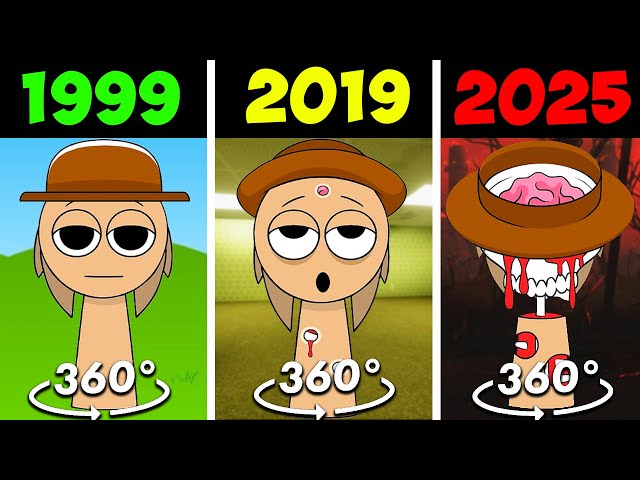 360° VR Incredibox Sprunki 1999 vs 2019 vs 2025