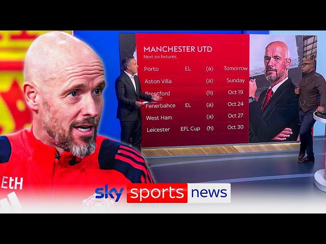 Erik ten Hag insists Manchester United will solve their problems and make a success of the season