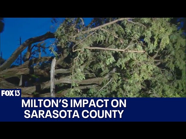 Milton's impact on Sarasota County