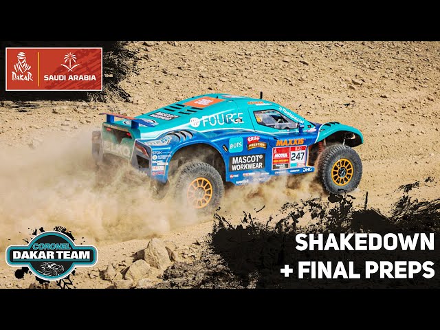 Final preparations and shakedown for the start of the 2022 Dakar Rally