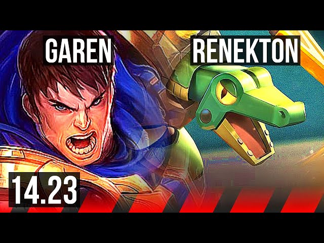 GAREN vs RENEKTON (TOP) | KR Master | 14.23