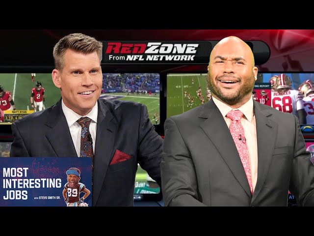 Steve Smith SR. Hosts NFL Red Zone with Scott Hanson! | Most Interesting Jobs