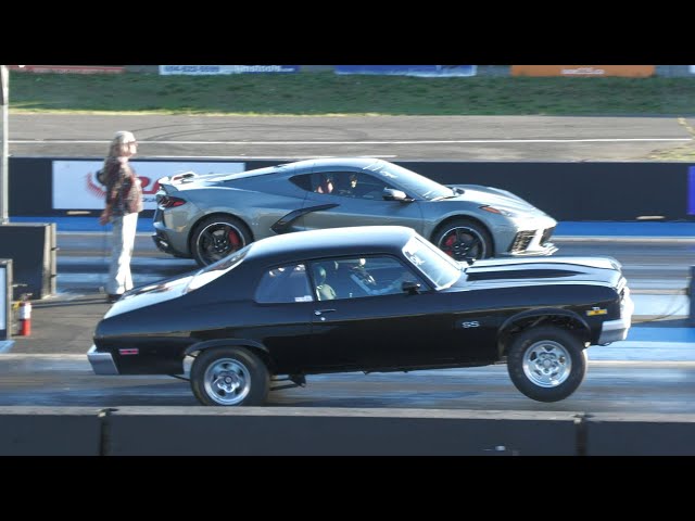 New vs Old School - drag racing