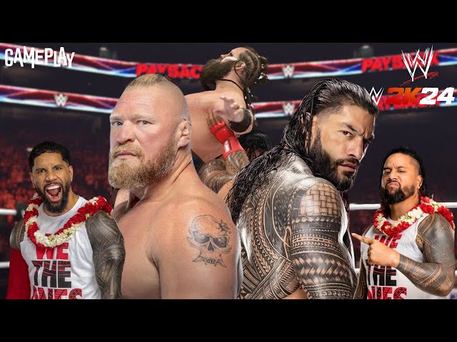 🔴WWE 2K24 LIVE Stream -John cena vs Broack Lesnar VS The Fiend Bray  Big Match