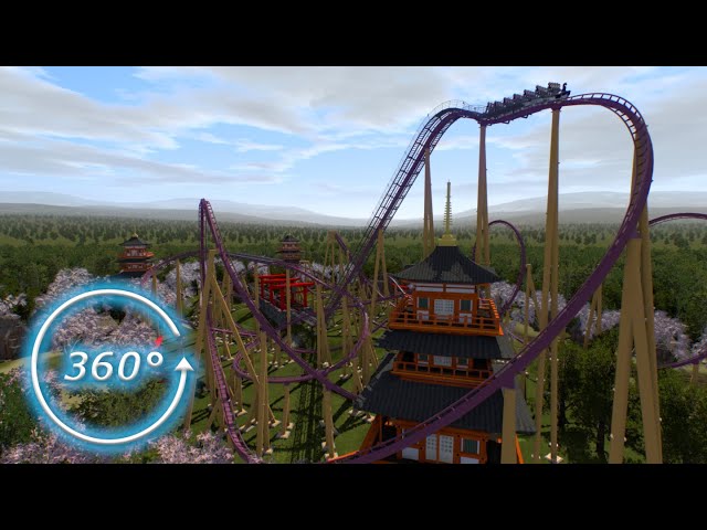 360 VIDEO | VR | Silver Guardian - Stand-Up Coaster POV - 4K | 60fps | 3D