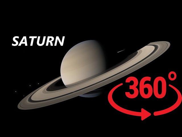 Fly 360 degrees inside the rings of Saturn. Saturn halkalarında 360 derece uçun. (360 VIDEO)