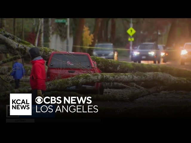 Bomb cyclone continues path towards Southern California after slamming Pacific Northwest