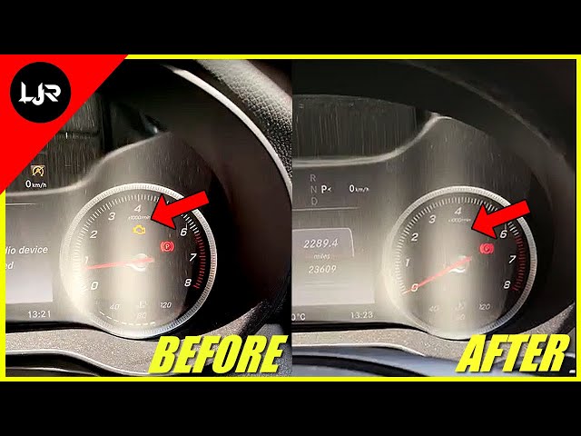 [HOW TO] Clear The Yellow Check Engine Sign - Mercedes C-Class 2016