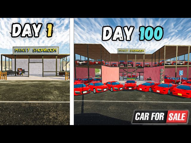 I Played 100 Days In Car For Sale Simulator 2023 In Hindi